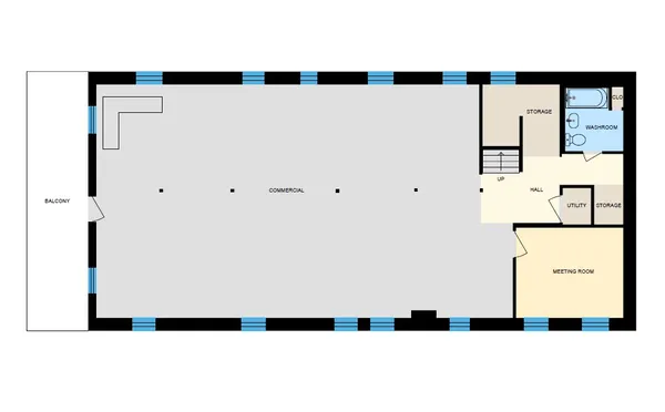 a picture of a floor plan