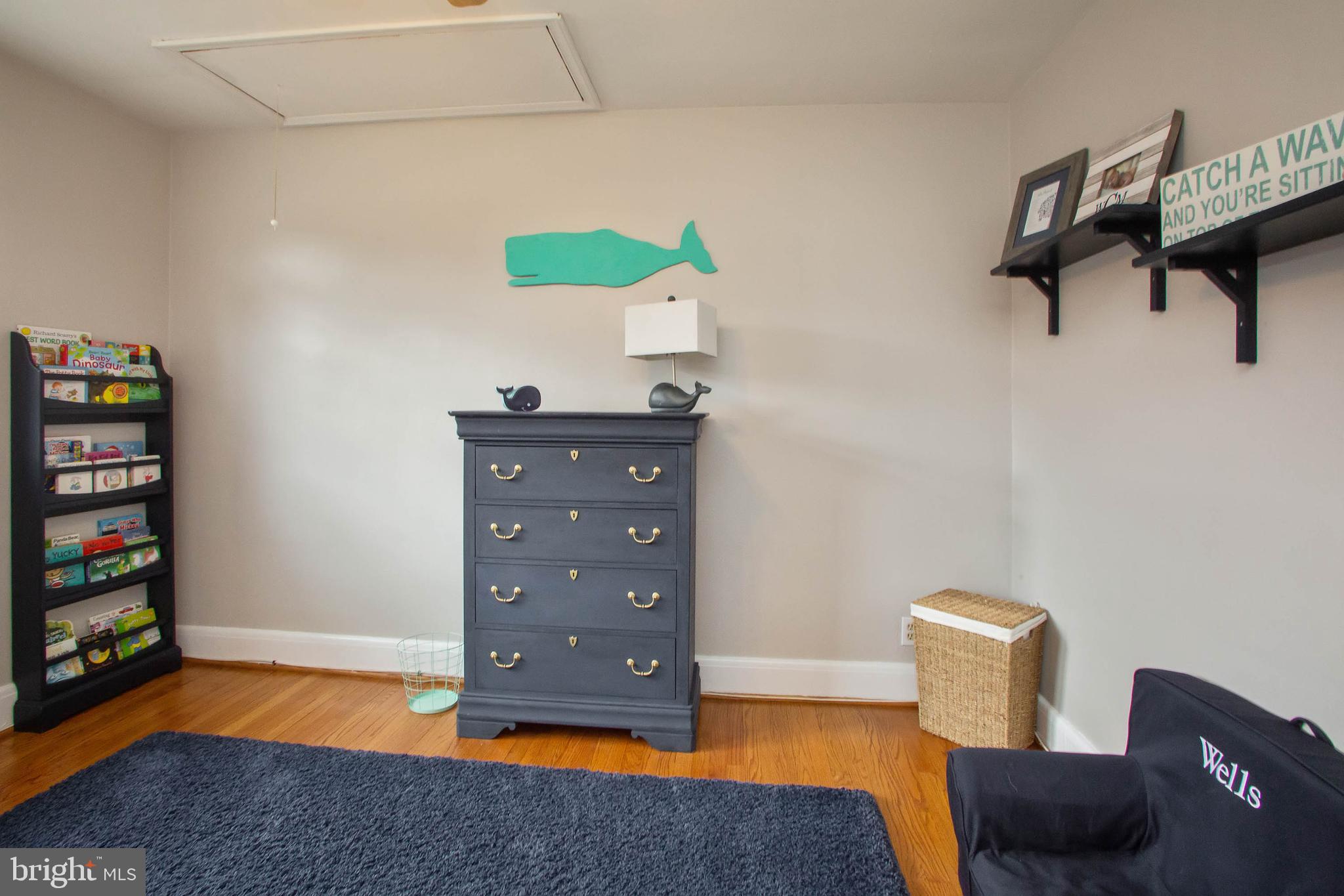 103 Murdock Road Baltimore, MD 21212 - Photo 21 of 41 Bedroom #2. Hardwood floor. Attic access.
