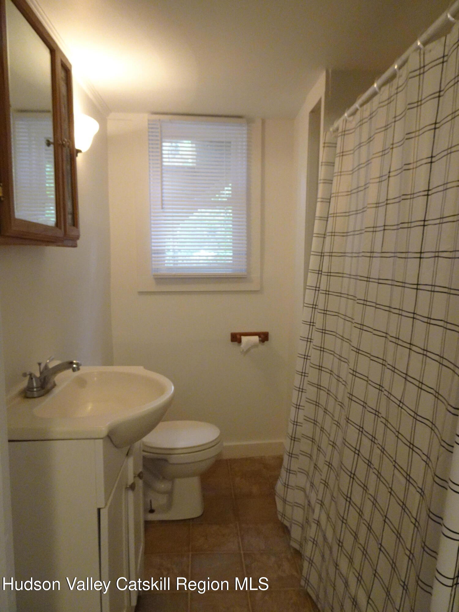 682 Highway 217 Hudson, NY 12534 - Photo 12 of 36 a bathroom with a sink a toilet and a mirror