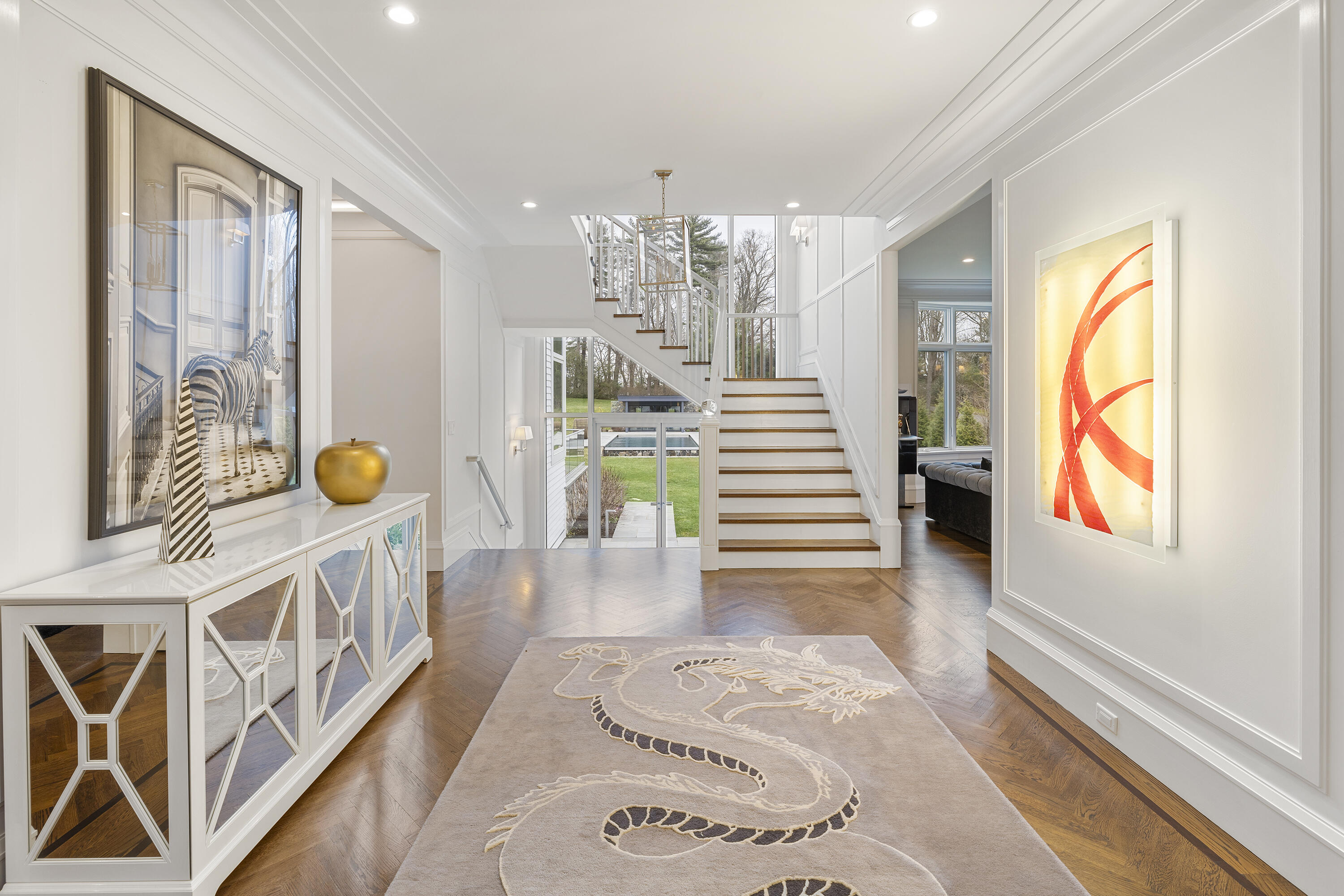 549 Oenoke Ridge New Canaan, CT 06840 - Photo 19 of 54 a view of entryway with furniture and rug