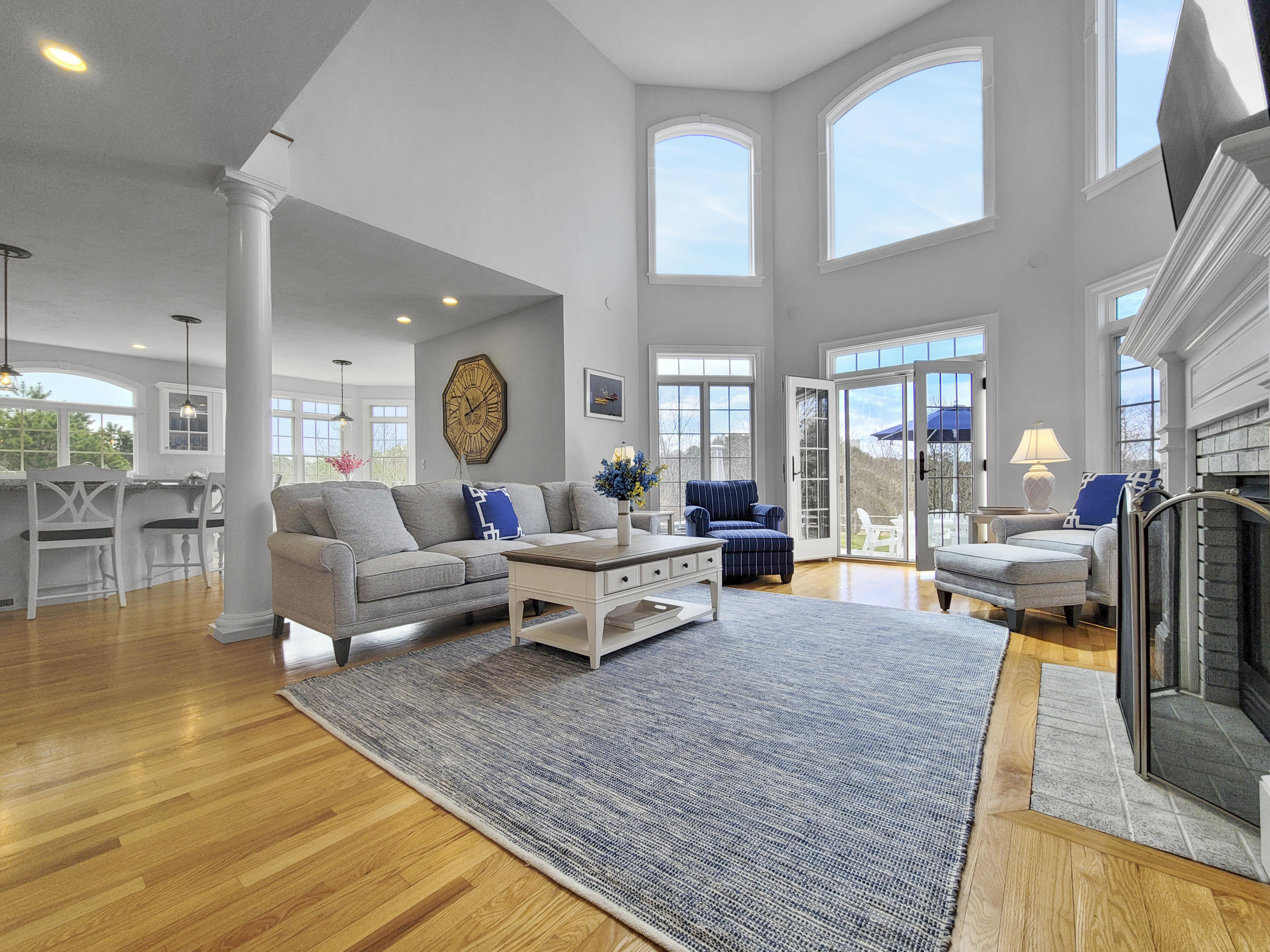 215 Cairn Ridge Road East Falmouth, MA 02536 - Photo 14 of 60 a living room with furniture and a wooden floor