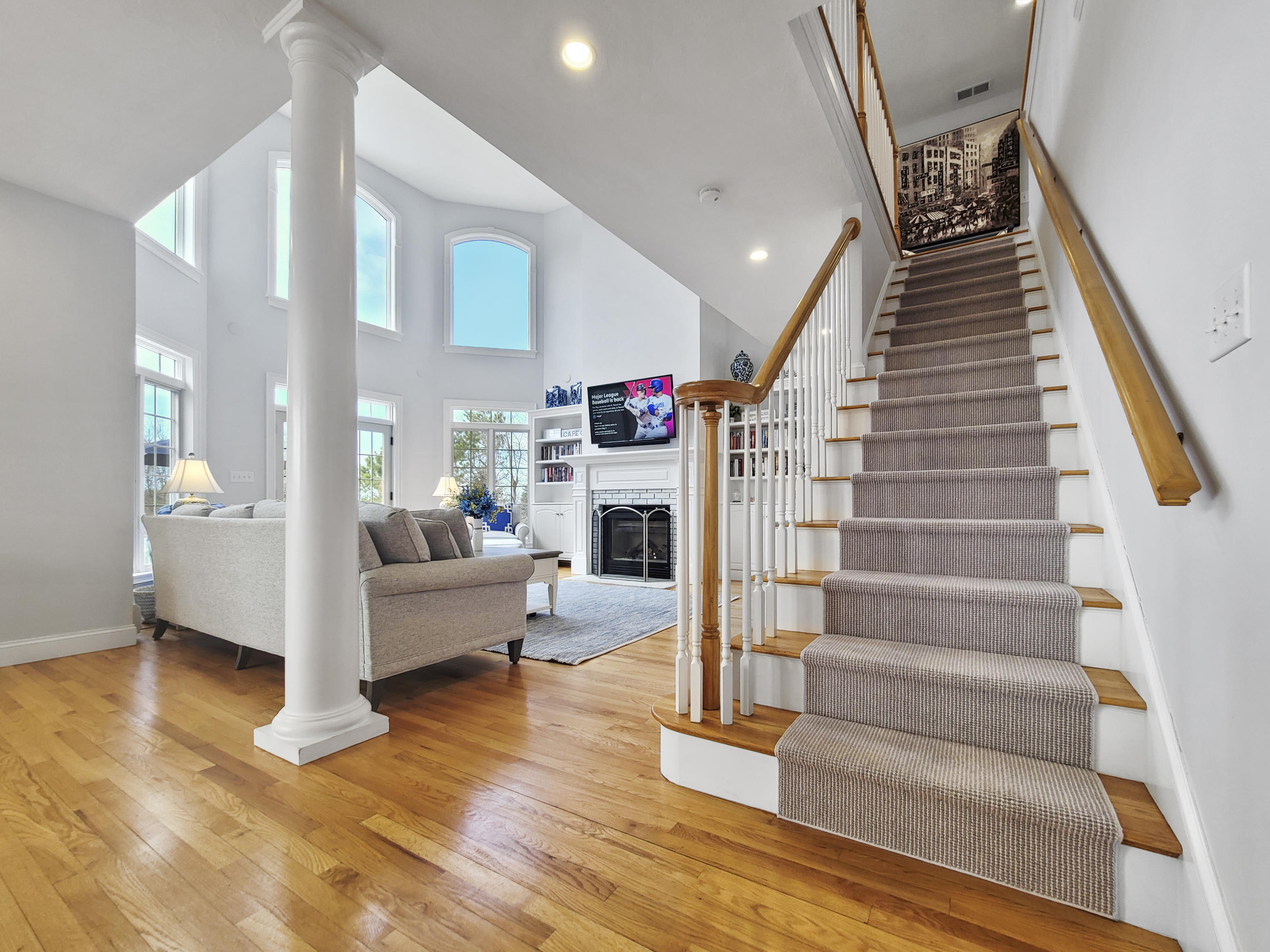 215 Cairn Ridge Road East Falmouth, MA 02536 - Photo 26 of 60 a view of entryway livingroom and hall with wooden floor