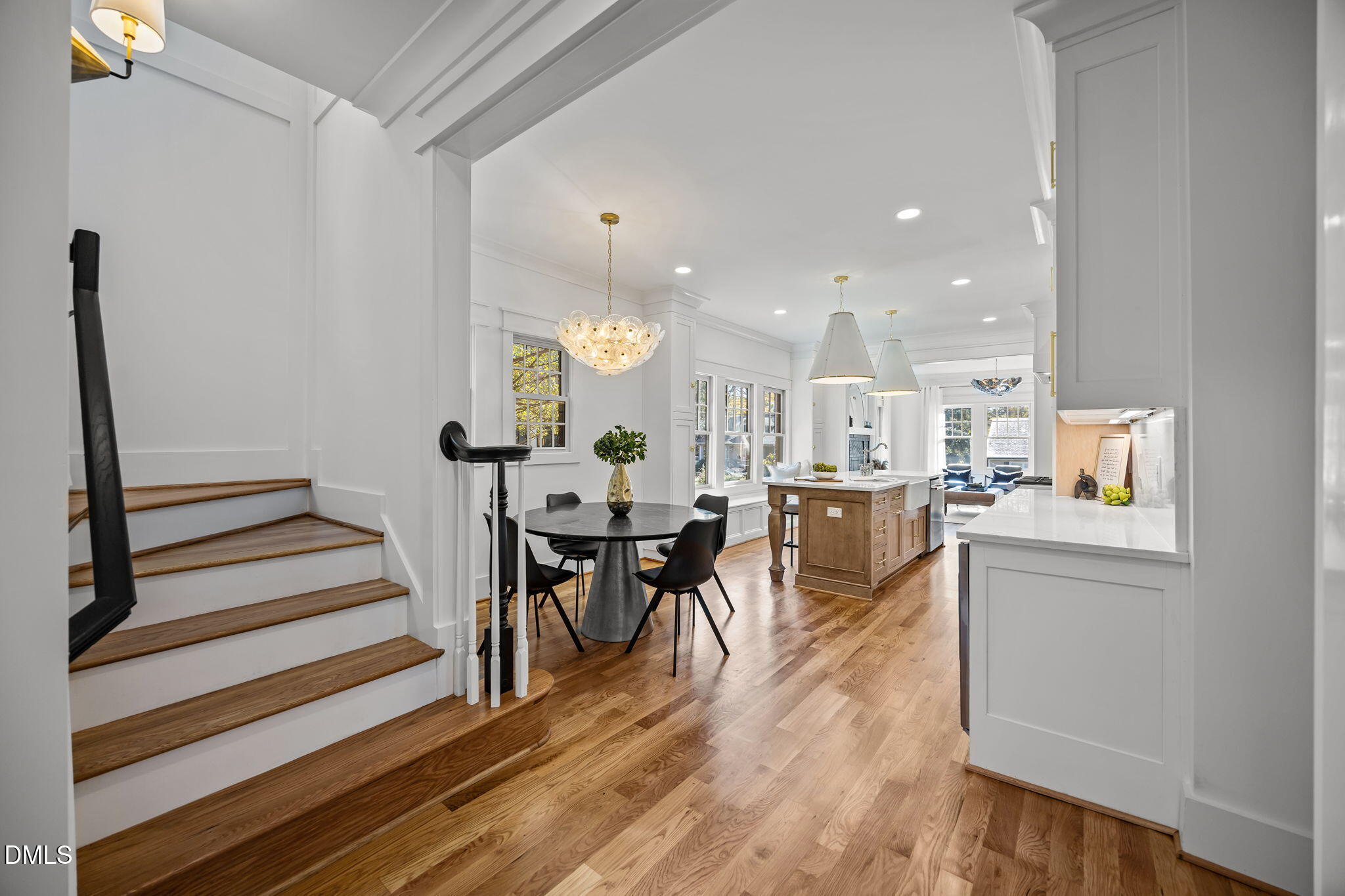 1710 Fairview Road Raleigh, NC 27608 - Photo 16 of 44 a view of a kitchen with dining table and chairs