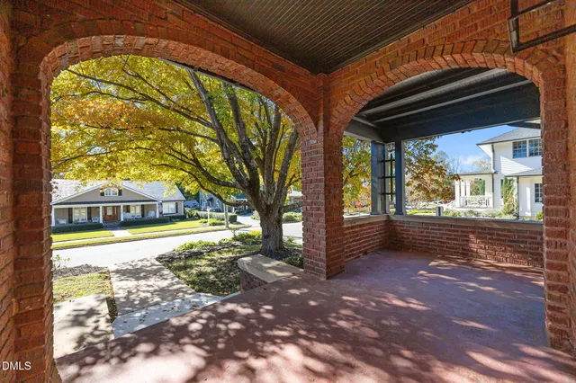 a view of a house with a porch