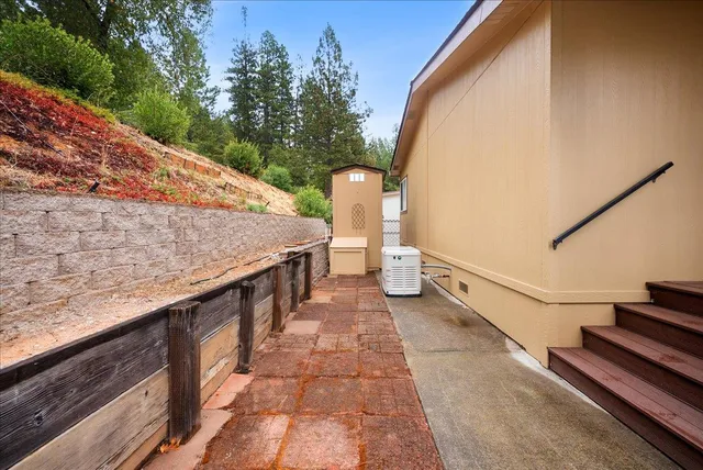 a house with a yard in front of it