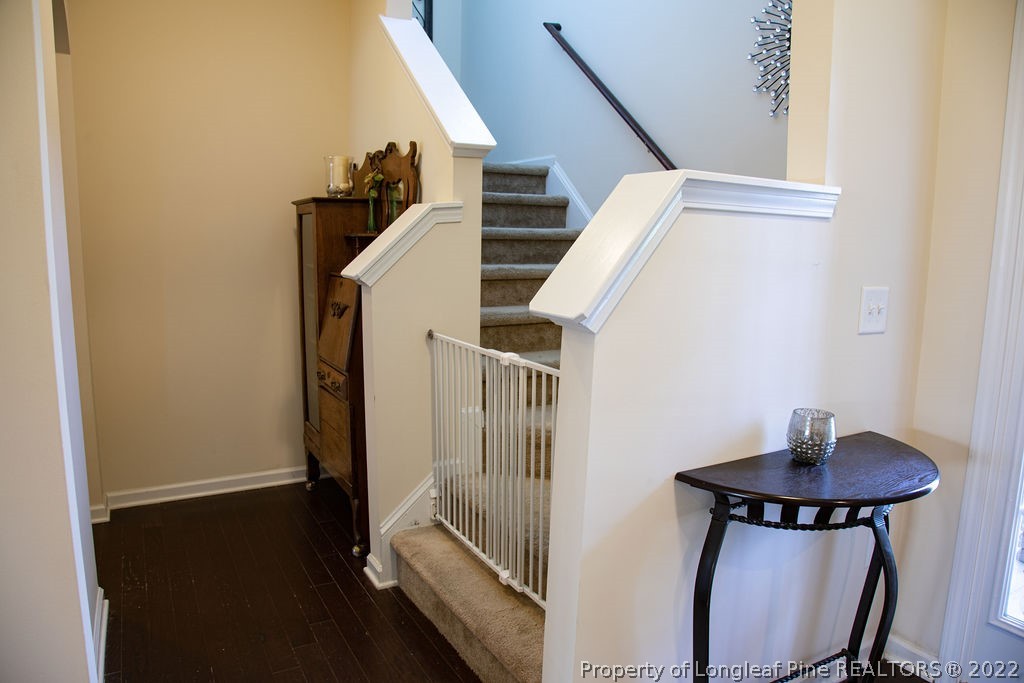 115 Stonehurst Drive Spring Lake, NC 28390 - Photo 6 of 50 a view of entryway and hall with wooden floor