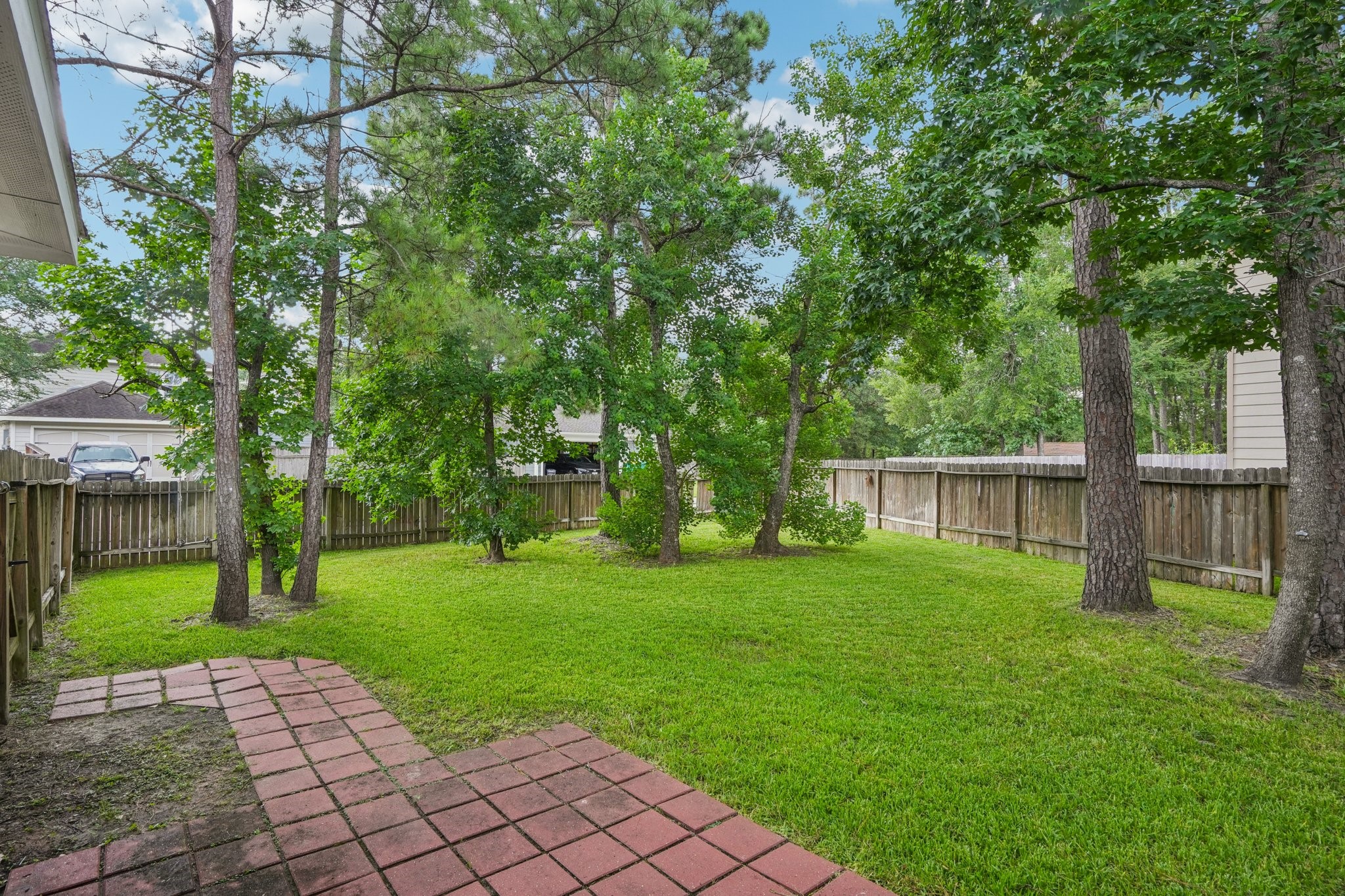 90 Panterra Way Spring, TX 77382 - Photo 42 of 43 a view of backyard with green space