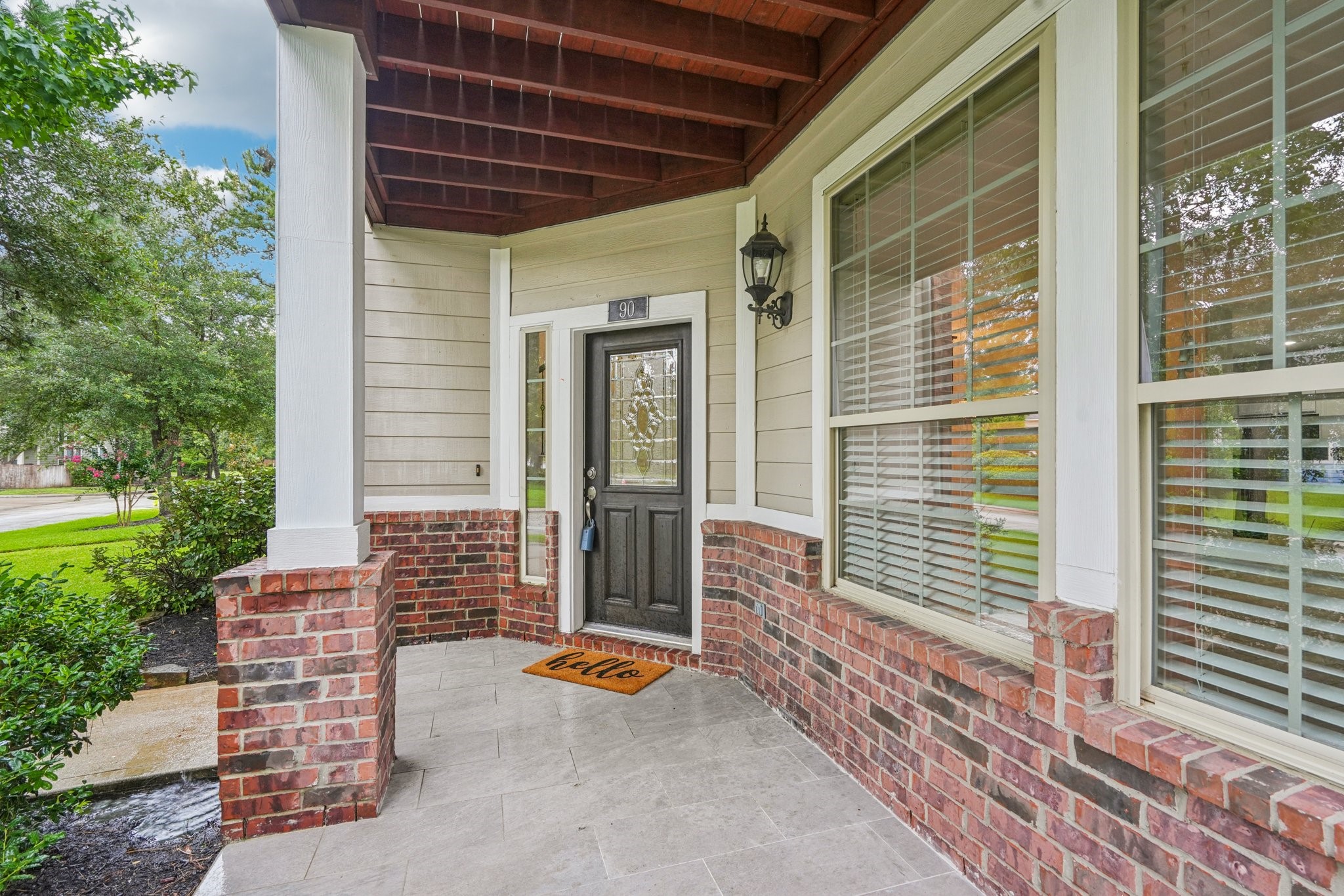 90 Panterra Way Spring, TX 77382 - Photo 6 of 43 a view of outdoor space and porch