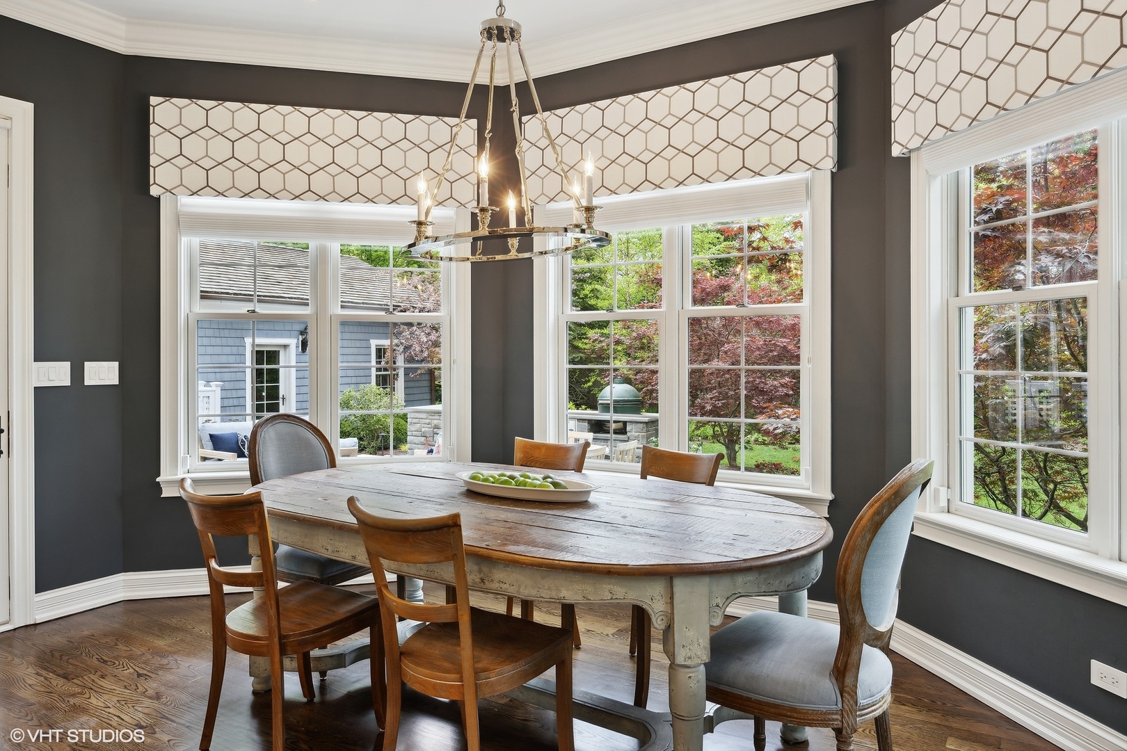 339 Linden Street Winnetka, IL 60093 - Photo 12 of 69 a view of a dining room with furniture window and outside view