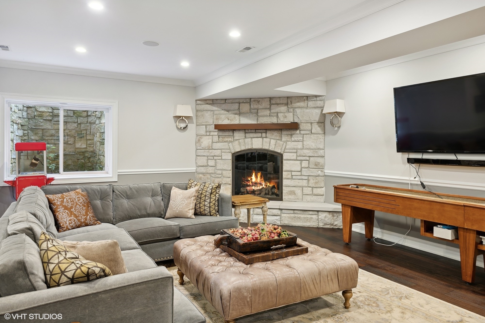 339 Linden Street Winnetka, IL 60093 - Photo 44 of 69 a living room with furniture and a flat screen tv