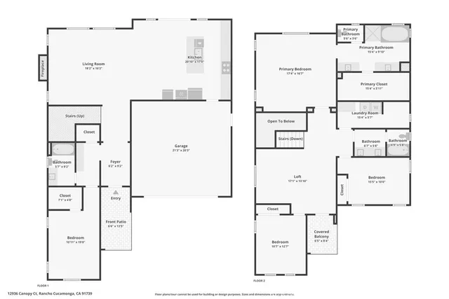 $975,000 | 12936 Canopy Court, Rancho Cucamonga, CA 91739