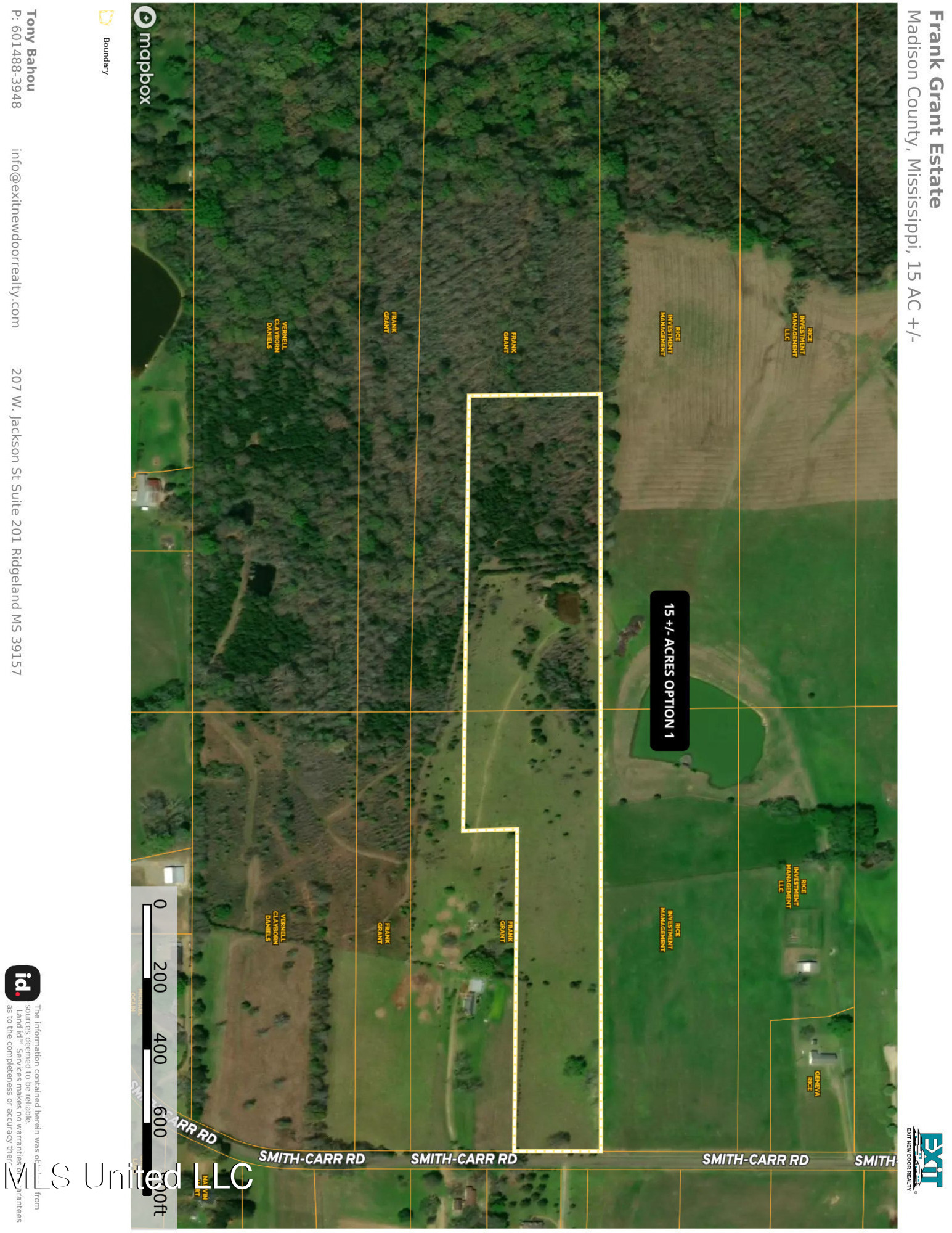 Smith Carr Road Canton, MS 39046 - Photo 3 of 13 Land Parcel 15/+ proposal