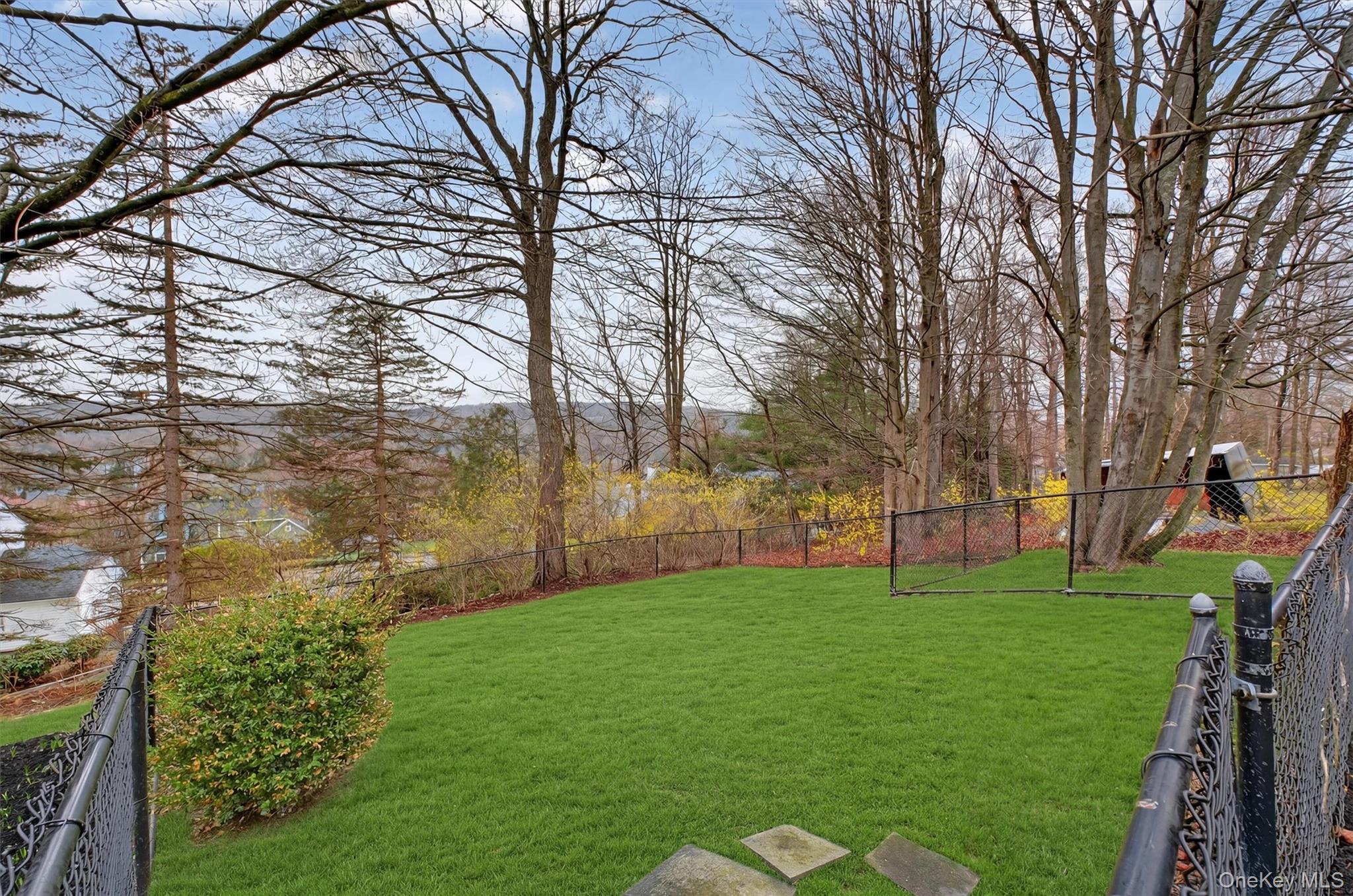 45 East Hill Road Cortlandt Manor, NY 10567 - Photo 38 of 48 a view of a backyard with large trees