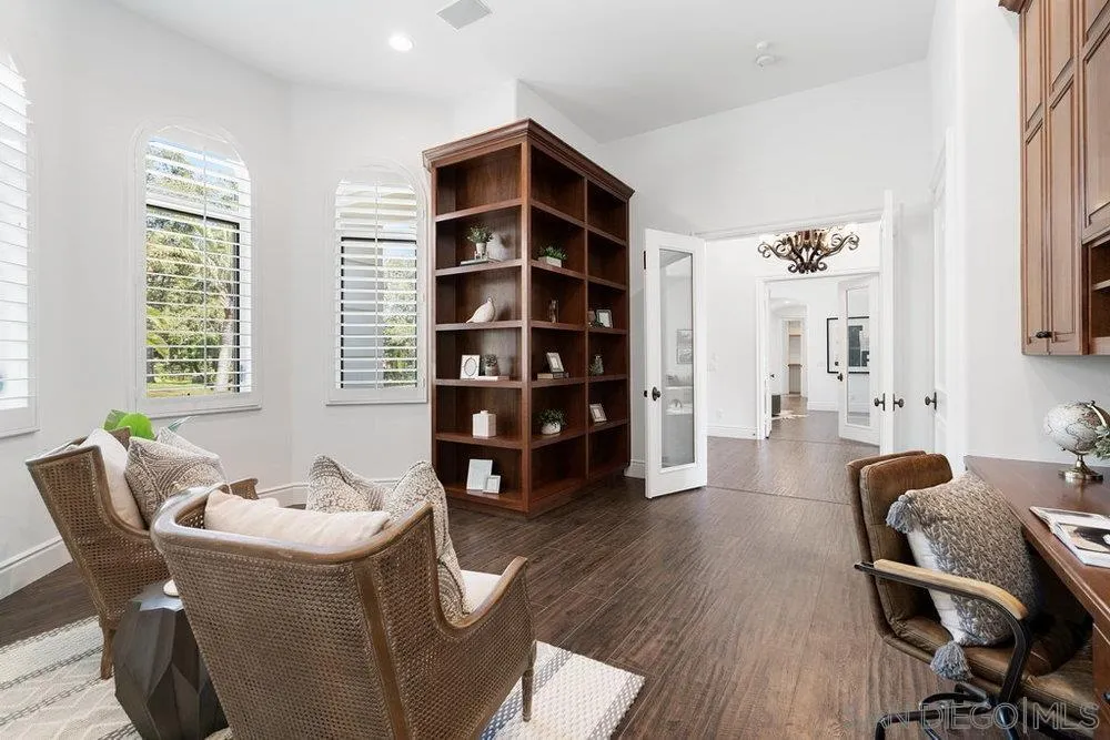 17864 Old Winemaster Way Poway, CA 92064 - Photo 17 of 22 a dining room with furniture and wooden floor