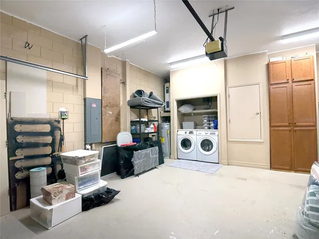 a view of a hallway with entryway