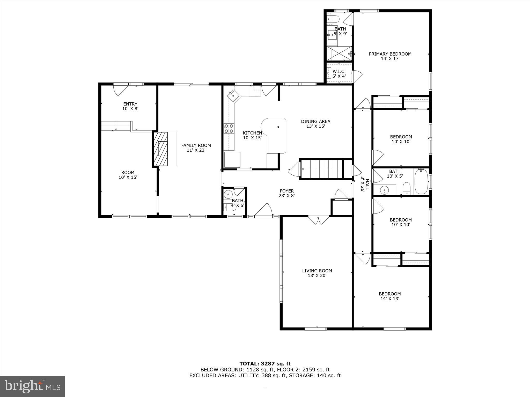 108 Wembley Road Wilmington, DE 19808 - Photo 45 of 49 Main Level Floor Plan