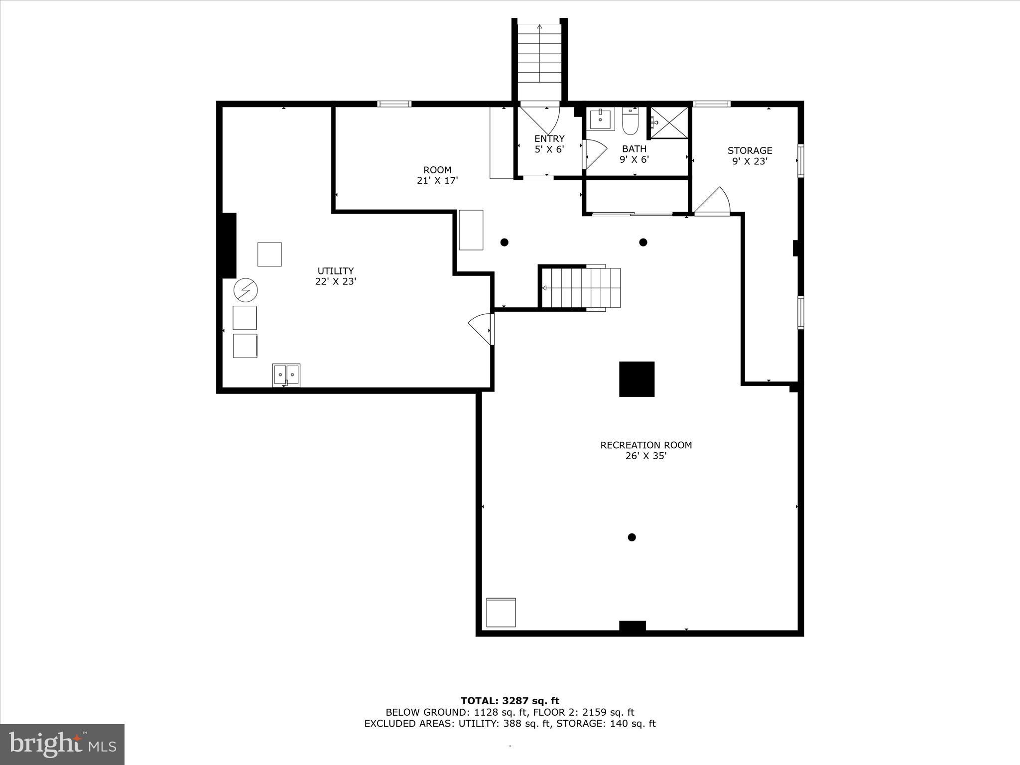 108 Wembley Road Wilmington, DE 19808 - Photo 46 of 49 Lower Level Floor Plan
