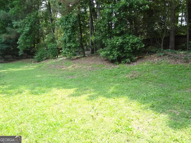 a view of an outdoor space with a lake view