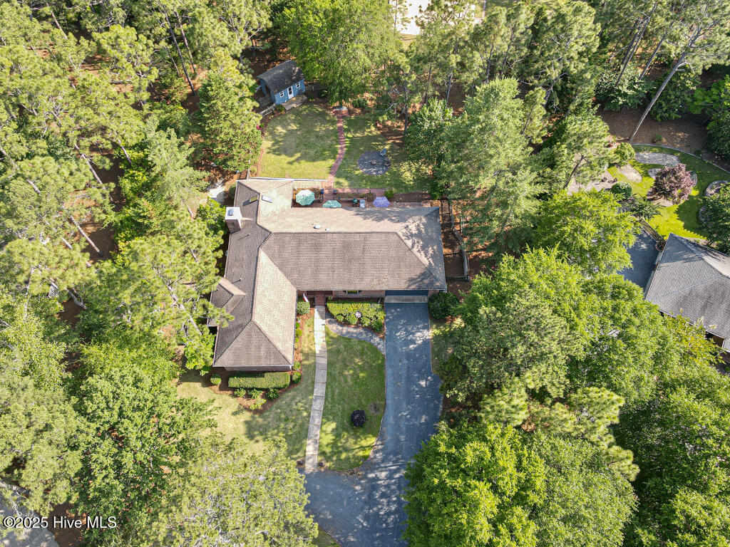 75 Harlow Road Pinehurst, NC 28374 - Photo 2 of 41 Drone - private backyard