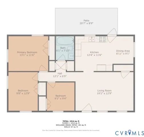 a picture of a floor plan