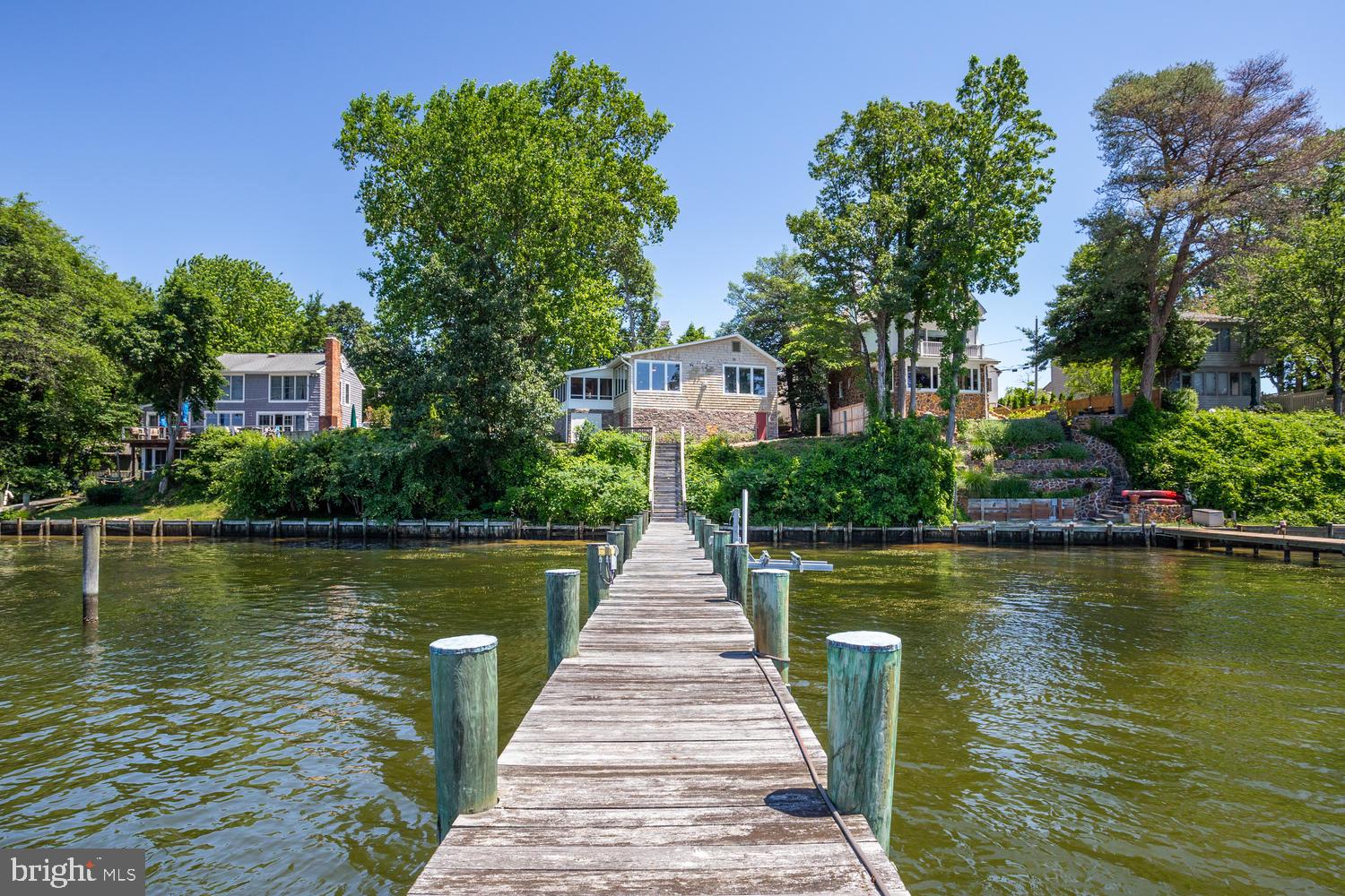 223 Long Point Road Crownsville, MD 21032 - Photo 40 of 41 Private Pier with Boat and Jet Ski Lifts