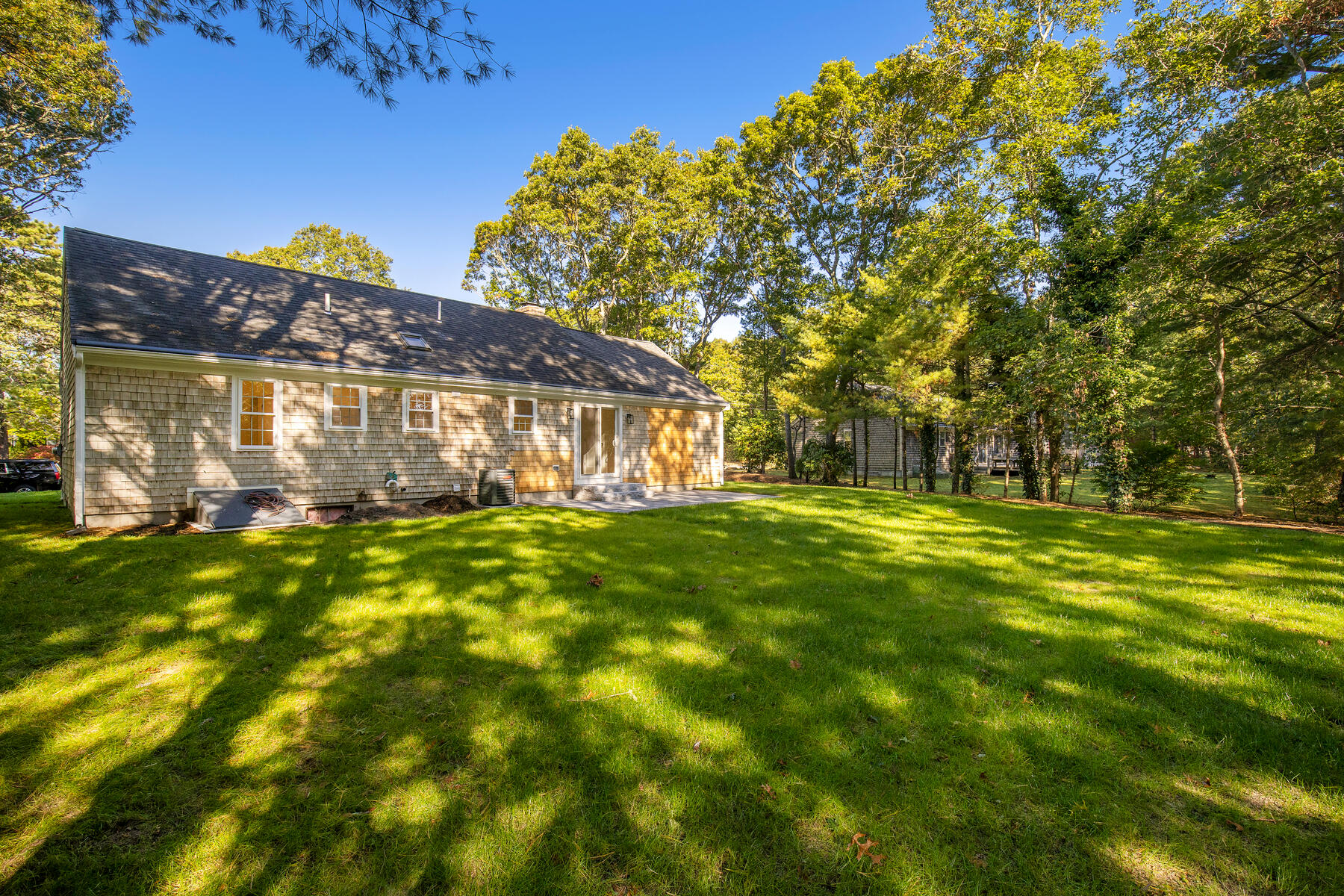 42 Sandy Valley Road Marstons Mills, MA 02648 - Photo 30 of 43 a view of yard with swimming pool and green space