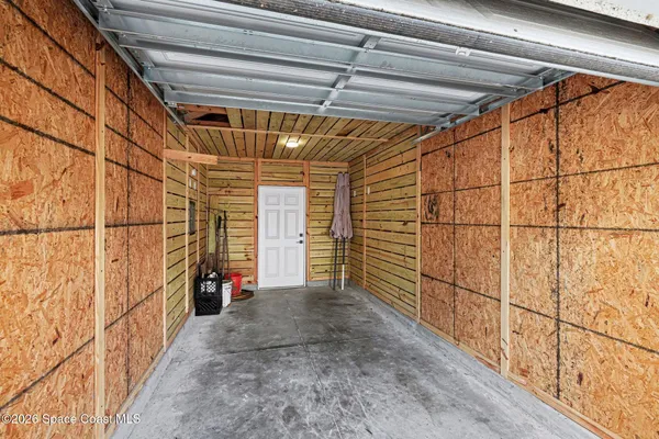 a view of storage and utility room