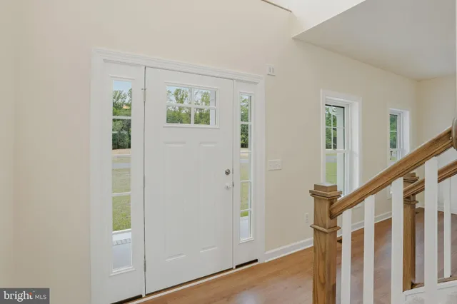 a view of front door with hallway