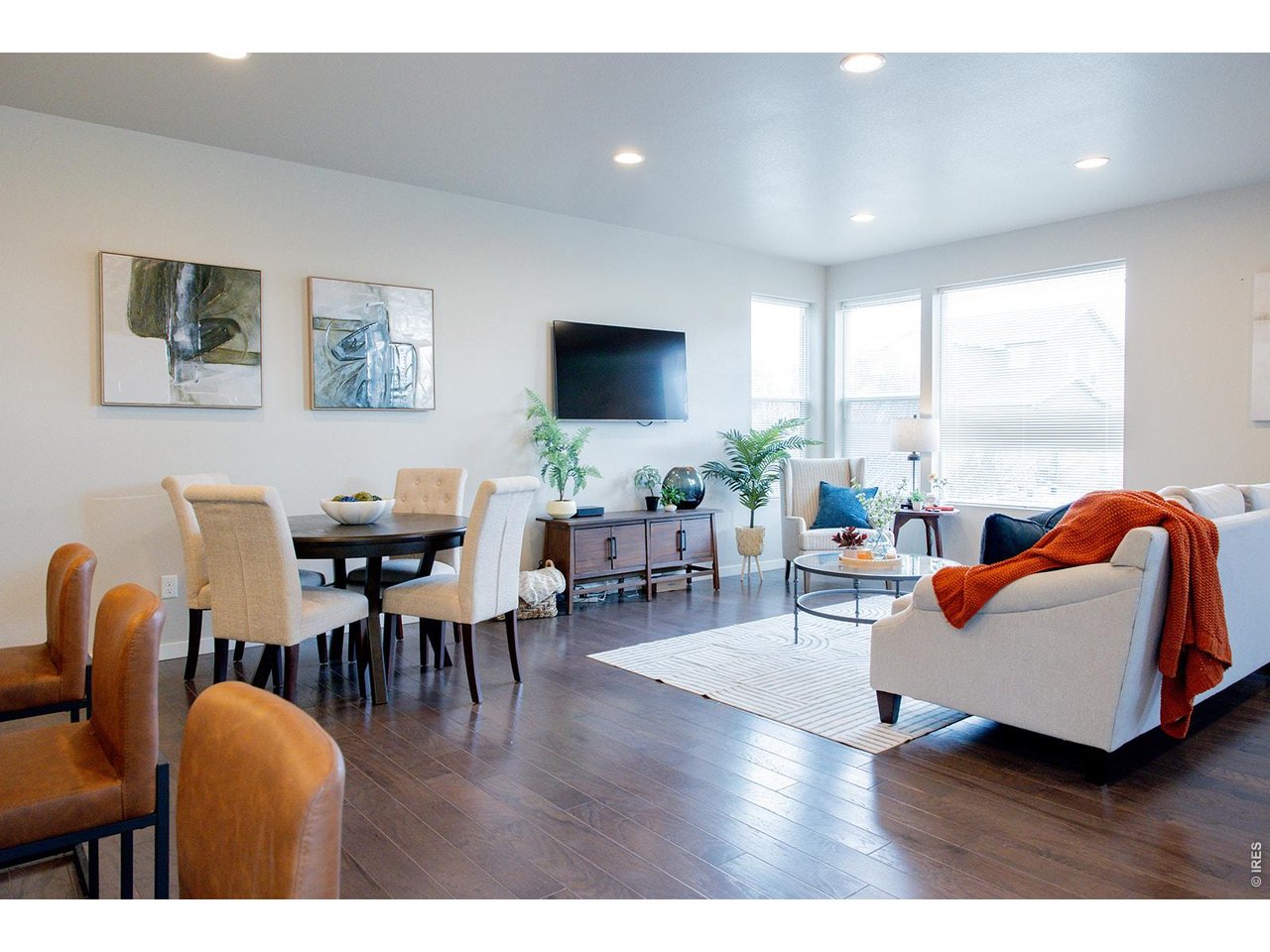 3044 Comet Street Fort Collins, CO 80524 - Photo 4 of 50 Modern design and abundant natural light make this open-concept living space feel bright, warm, and welcoming.