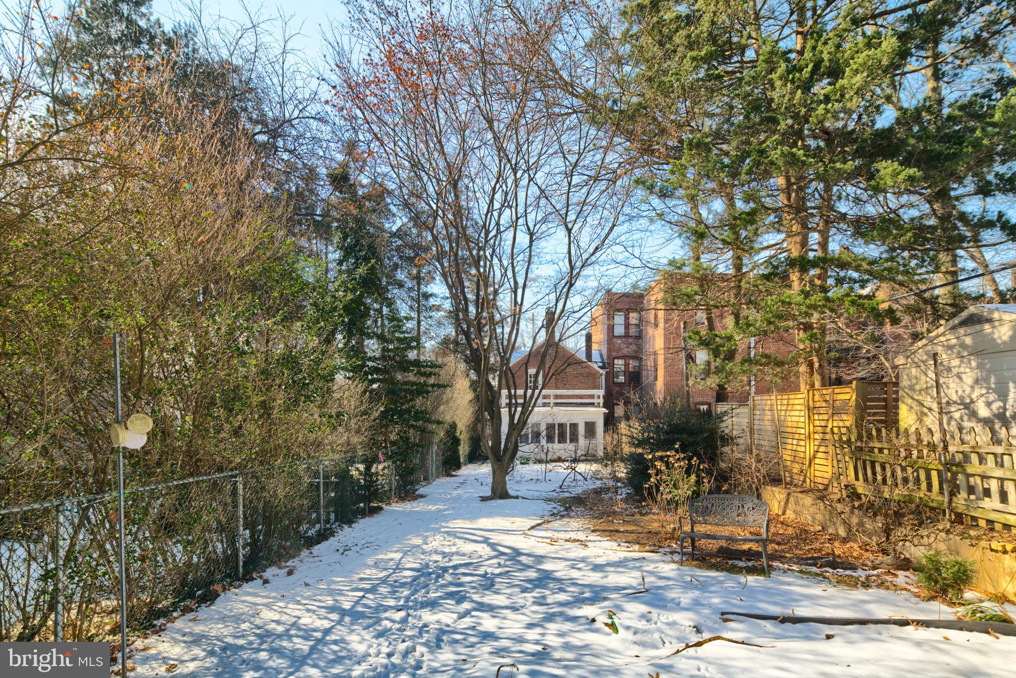 7019 Cresheim Road Philadelphia, PA 19119 - Photo 27 of 30 Further view of house from backyard