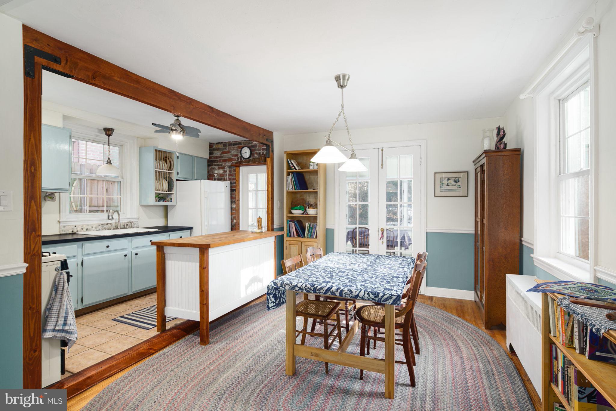 7019 Cresheim Road Philadelphia, PA 19119 - Photo 4 of 30 Dining room and kitchen