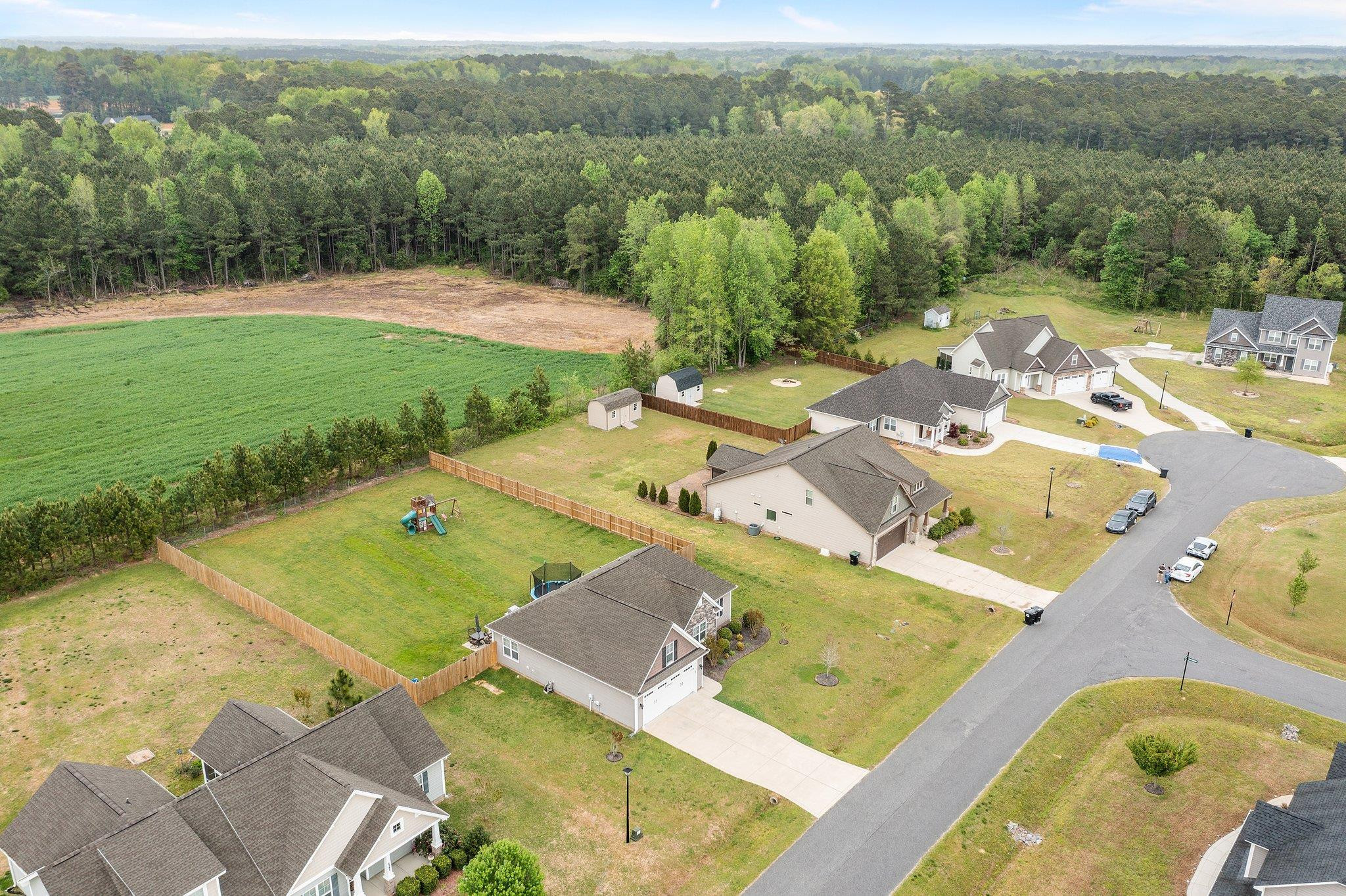 139 Torchie Drive Selma, NC 27576 - Photo 45 of 49 an aerial view of a house with a yard