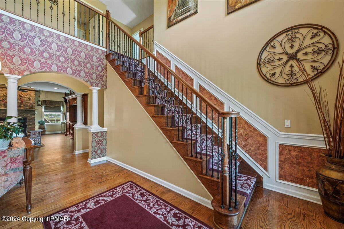 3209 Crest Vue Circle Danielsville, PA 18038 - Photo 20 of 95 a view of entryway and hall with wooden floor