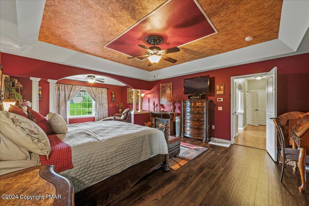 3209 Crest Vue Circle Danielsville, PA 18038 - Photo 47 of 95 a bed room with a bed and a ceiling fan