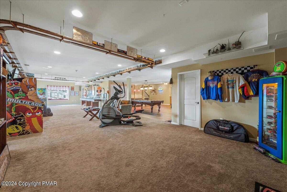 3209 Crest Vue Circle Danielsville, PA 18038 - Photo 80 of 95 a view of a garage with a bike and car