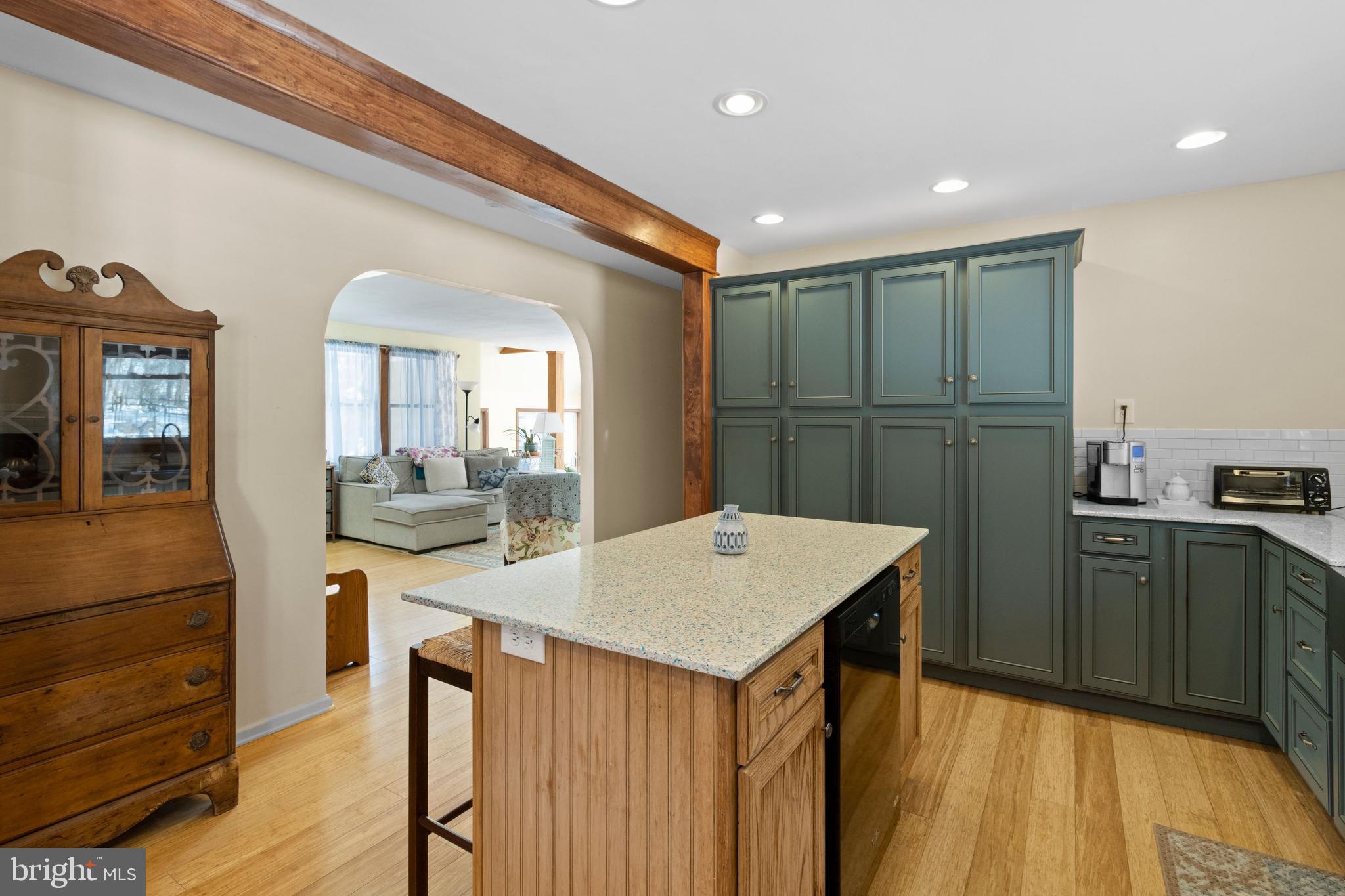 4590 New Hope Road New Hope, PA 18938 - Photo 10 of 47 Country kitchen with spacious island with seating