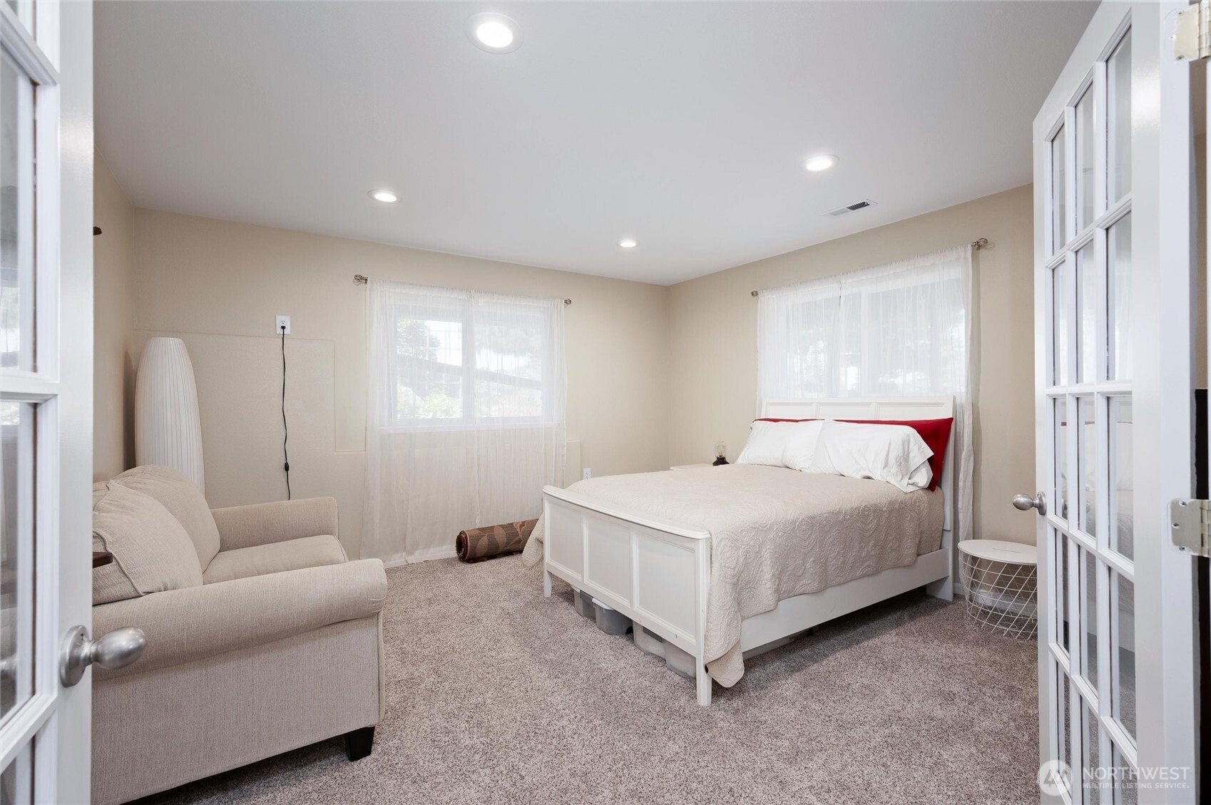 3167 Unick Road Ferndale, WA 98248 - Photo 23 of 40 a bed room with a bed and a couch
