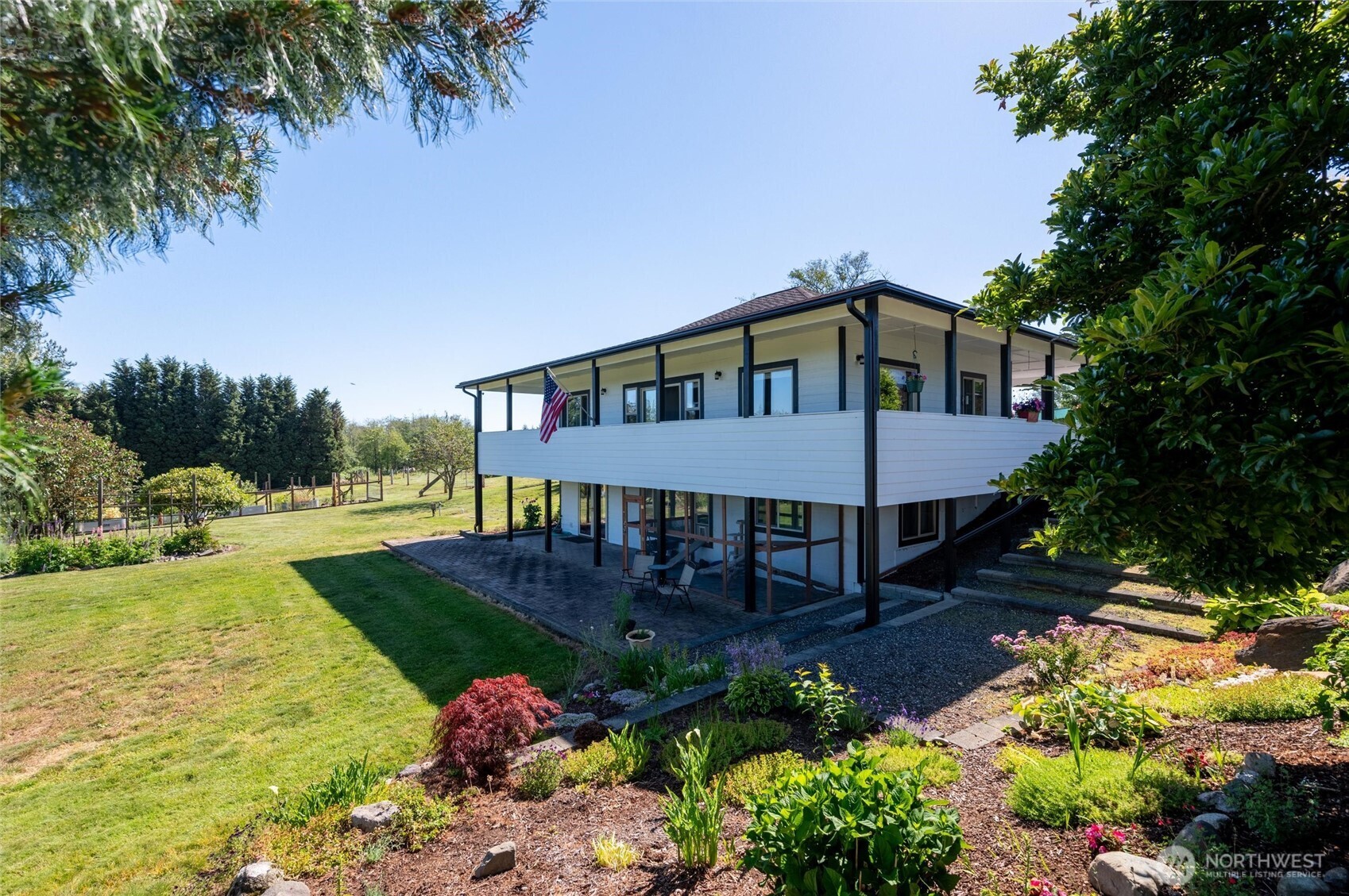 3167 Unick Road Ferndale, WA 98248 - Photo 27 of 40 a view of a house with garden