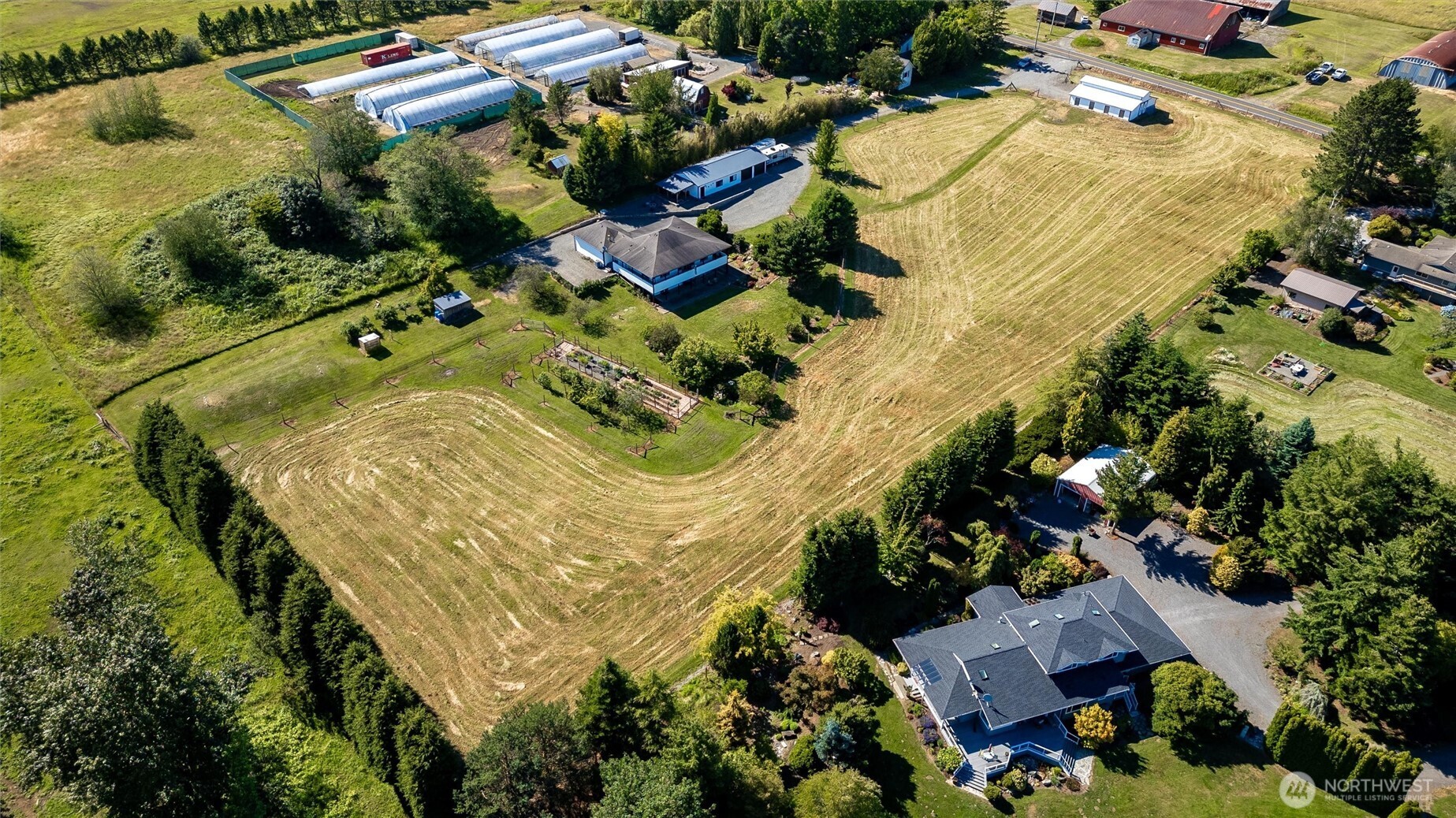 3167 Unick Road Ferndale, WA 98248 - Photo 40 of 40 an aerial view of residential houses with outdoor space