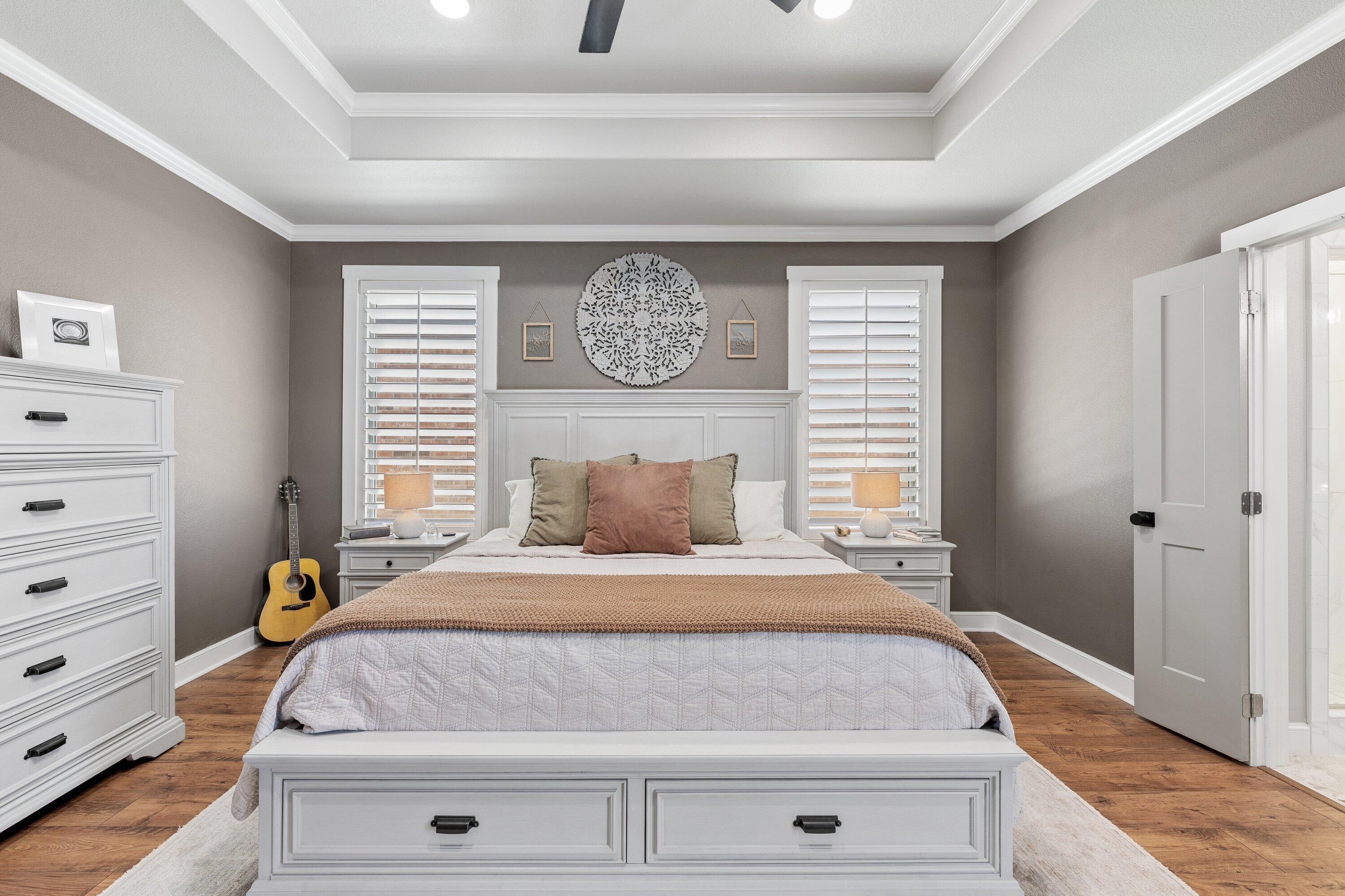 629 North 9th Street Wolfforth, TX 79382 - Photo 20 of 45 a bedroom with a bed and a window