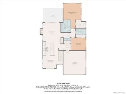 a picture of a floor plan
