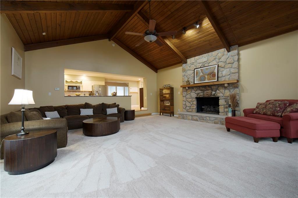 1910 Murdstone Road Pittsburgh, PA 15241 - Photo 12 of 24 Family room with cathedral ceilings...great entertaining space...