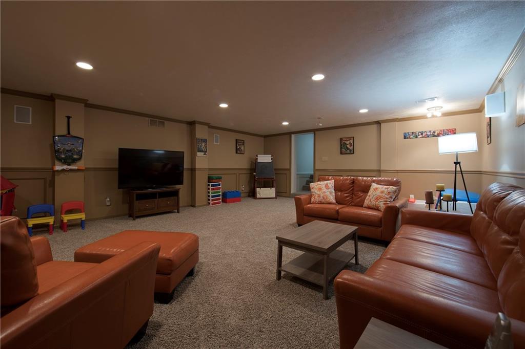 1910 Murdstone Road Pittsburgh, PA 15241 - Photo 19 of 24 Gameroom | Entertainment Media Room...with gas log fireplace...