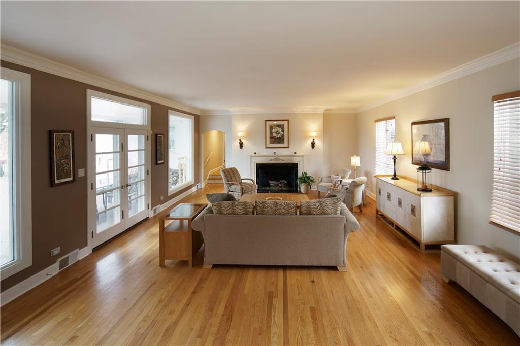 1910 Murdstone Road Pittsburgh, PA 15241 - Photo 5 of 24 Formal living with gas log fireplace & rich hardwood floors...