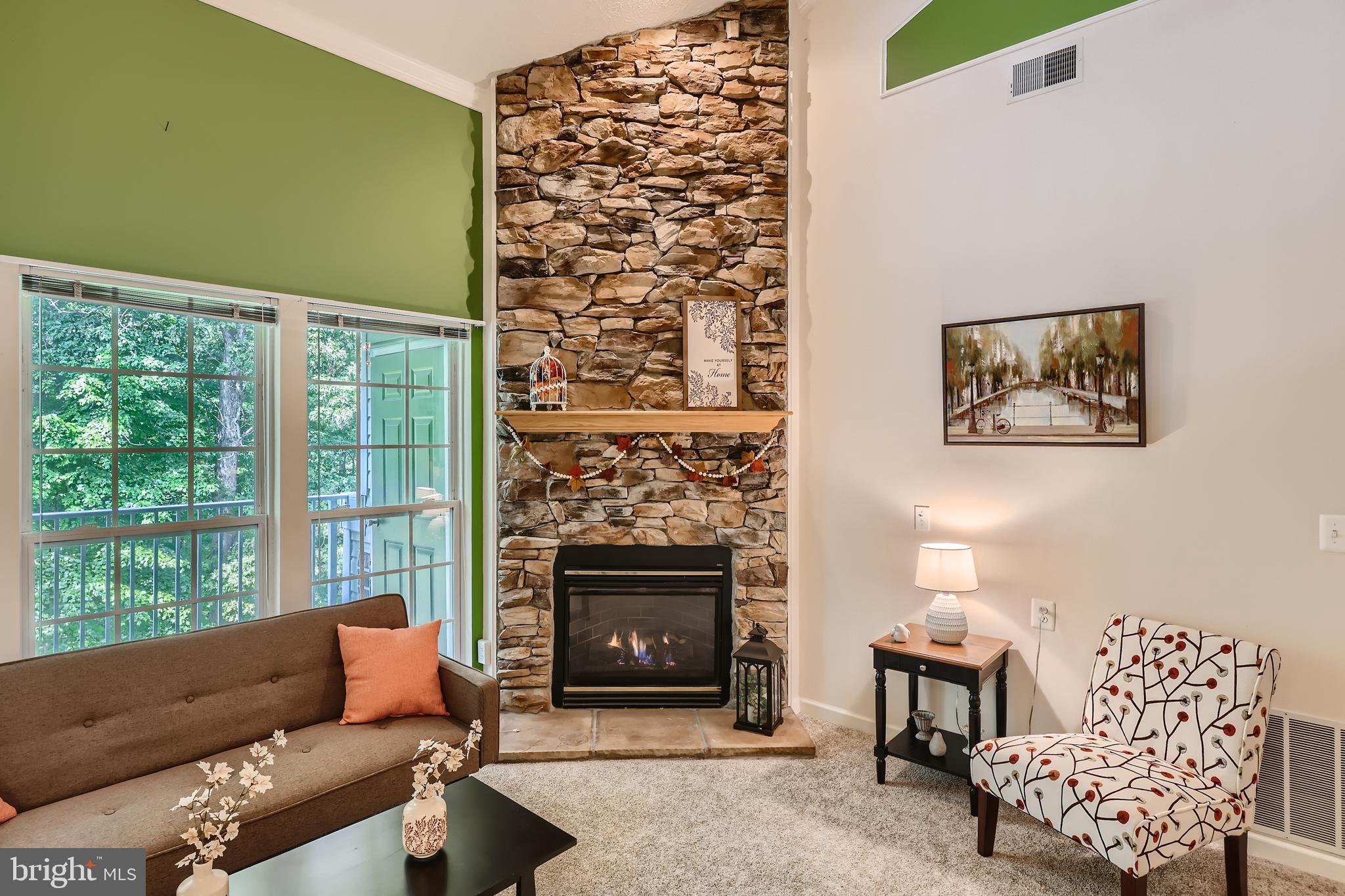 4934 Brightleaf Court, Unit 4934 Rosedale, MD 21237 - Photo 8 of 21 Beautiful stone fireplace