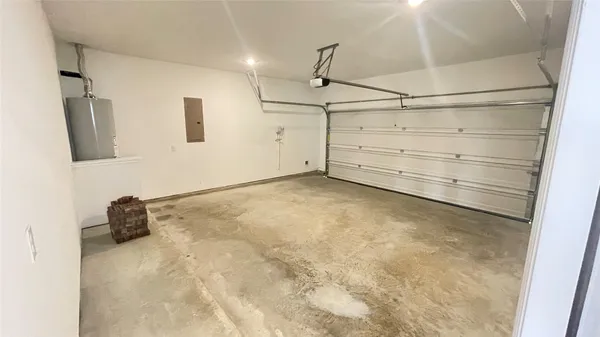 a view of a room with storage