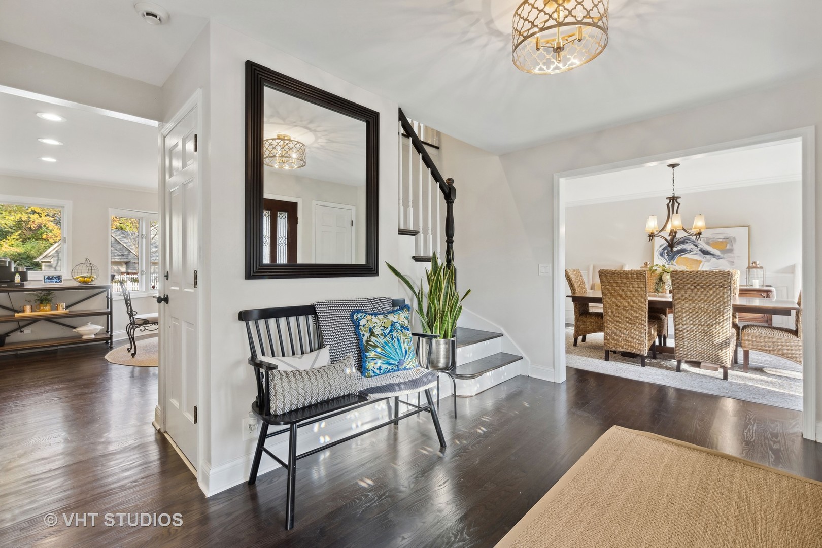 2S540 White Birch Lane Wheaton, IL 60189 - Photo 10 of 46 a living room with furniture and a wooden floor
