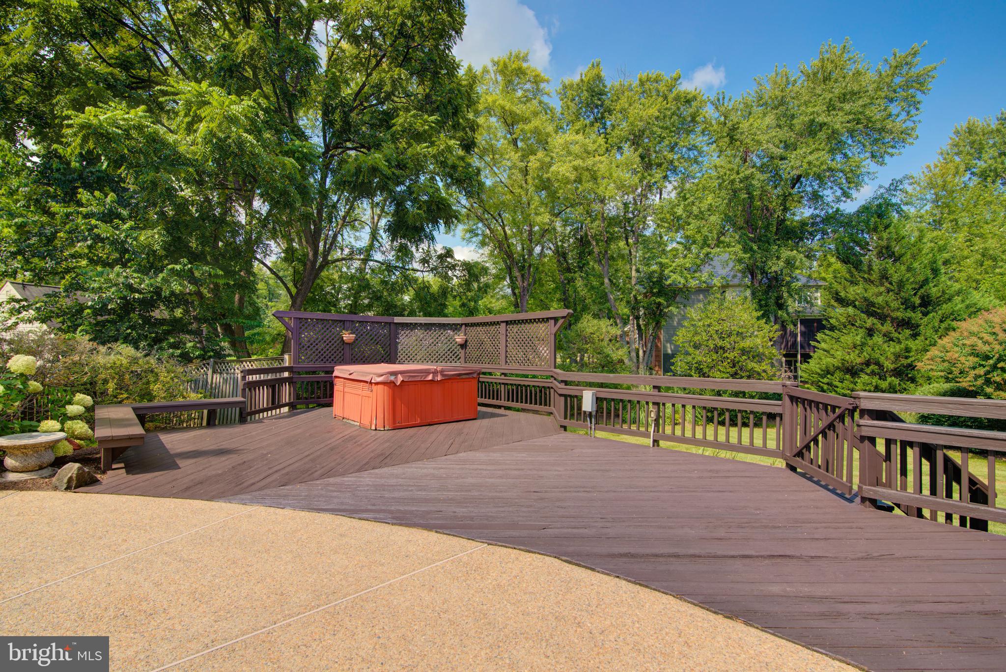 10405 Trumpeter Court Vienna, VA 22182 - Photo 39 of 43 a view of deck with chairs and wooden fence