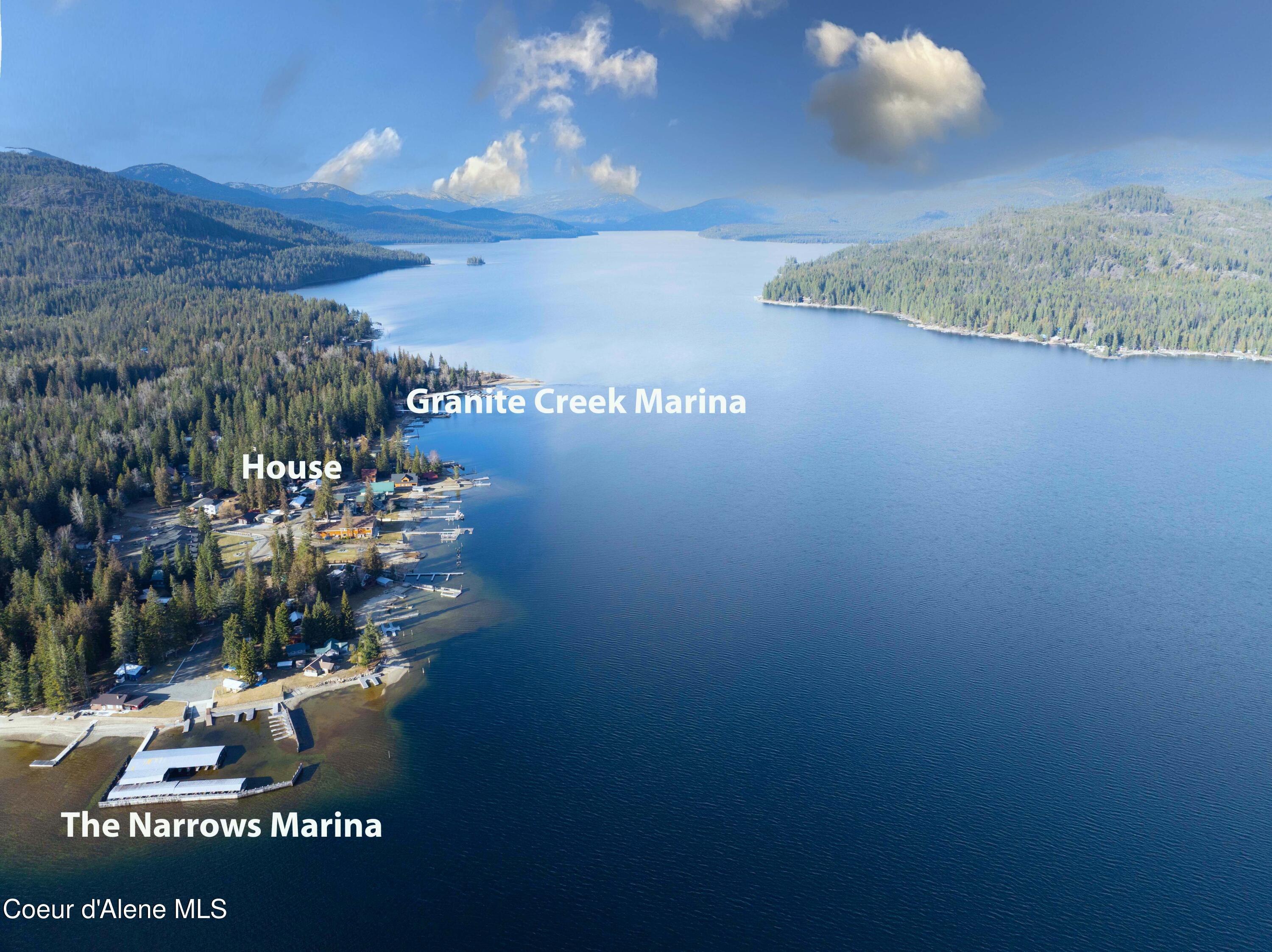 220 South Granite Bay Road Nordman, ID 83848 - Photo 2 of 23 Aerial 2