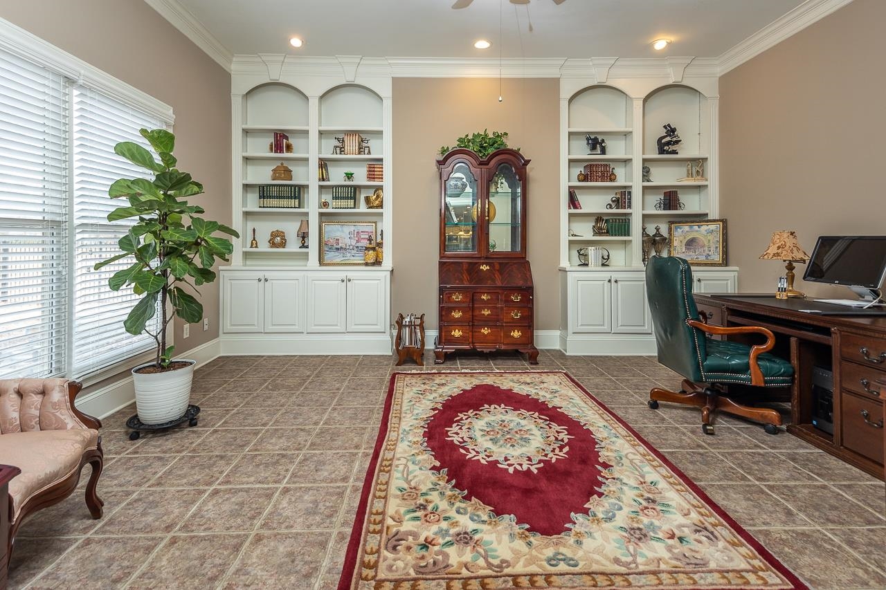 9530 Mayfield Road South Collierville, TN 38017 - Photo 12 of 25 Office with built-in bookcases.